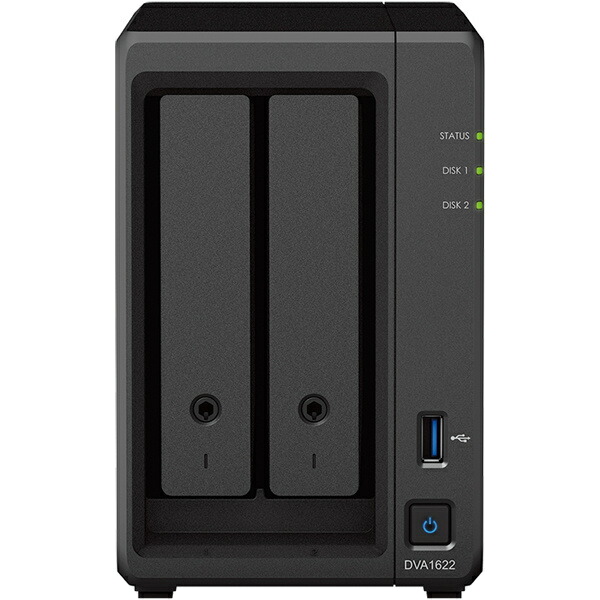 【送料無料】 Synology ディープラーニングNVR DVA1622 HDD非搭載モデル 【在庫目安:お取り寄せ】| カメラ ネットワークディスクレコーダー ネットワークビデオレコーダー 監視 録画 ネットワークカメラ