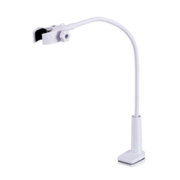 【送料無料】 ELECOM BA-HDSTCLWH ドライヤースタンド/ クランプ式/ グースネックアーム/ 360度回転ホルダー/ ホワイト 【在庫目安:お取り寄せ】