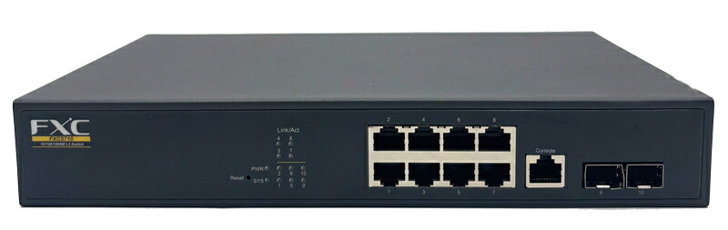 【貨物輸送無料】FXC FXC5710 8界面 10/ 100/ 1000Mbps および 2界面SFP 管理すること役立つこと付取り替えっこ【店卸し資産準拠集団:お取り寄せ】| マイコン境界線の外側備品