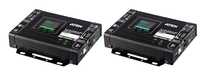 【送料無料】 ATEN VE8662 True 4K HDMI H.265 over IP トランシーバー(PoE対応) 【在庫目安:お取り寄せ】| パソコン周辺機器 複合エクステンダー エクステンダー PC パソコン