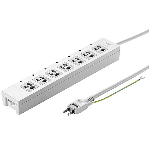 【送料無料】 サンワサプライ TAP-F37-5CLZ 電源タップ(3P・7個口・5m) 【在庫目安:お取り寄せ】