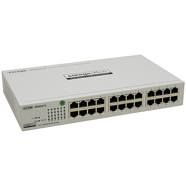 【送料無料】 コレガ CO-BSW24TX （特価商品）レイヤー2スイッチ 【在庫目安:お取り寄せ】