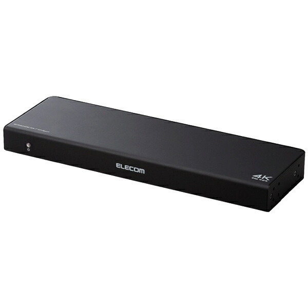 【貨物輸送無料】ELECOM VSP-HDP18BK HDMI分かちあう器/ 4K60p相応う/ 1インプット/ 8最終生産物【店卸し資産標準尺度:お取り寄せ】