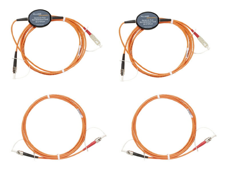 【送料無料】 フルーク・ネットワークス MRC-625EFC-SCSTKIT 62.5μm ST終端ファイバー・テスト用マルチモード・エンサークルド・フラックス規格準拠テスト基準コード・キット (2m) (2 SC/ ST、2 ST/ ST) 【在庫目安:お取り寄せ】