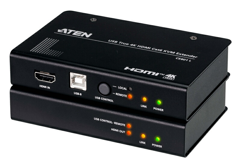 【送料無料】ATEN CE801 USB HDMI Cat 6 KVMエクステンダー（4K60p @ 70m）【在庫目安:お取り寄せ】| パソコン周辺機器 複合エクステンダー エクステンダー PC パソコン｜デジタル百貨店PodPark店