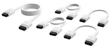 【送料無料】 コルセア(メモリ) CL-9011126-WW iCUE LINK Cable Kit with Straight connectors White 【在庫目安:お取り寄せ】