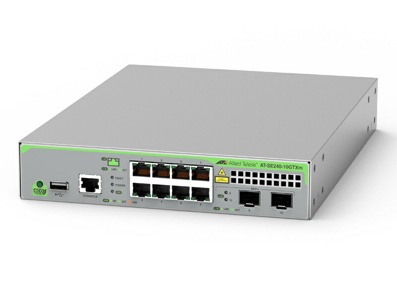 【送料無料】 アライドテレシス 4925R AT-SE240-10GTXm レイヤー2インテリジェント・スイッチ 【在庫目安:僅少】| パソコン周辺機器 スイッチングハブ L2スイッチ レイヤー2スイッチ スイッチ ハブ L2 ネットワーク PC パソコン