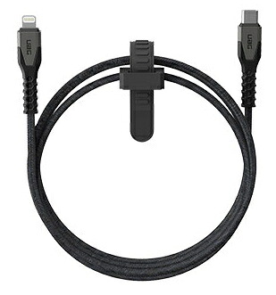 【送料無料】 プリンストン UAG-CBL-CL-BK/GY UAG製 KEVLAR CORE USB-C TO LIGHTING POWER CABLE （ブラック/ グレイ） 【在庫目安:お取り寄せ】
