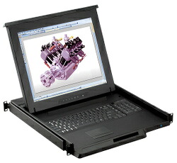 【貨物輸送無料】オースチンヒューズエレクトロニクス RKP117-S1601e 1U 17in仕合わせマウントLCDドロアー【店卸し資産準拠集団:お取り寄せ】