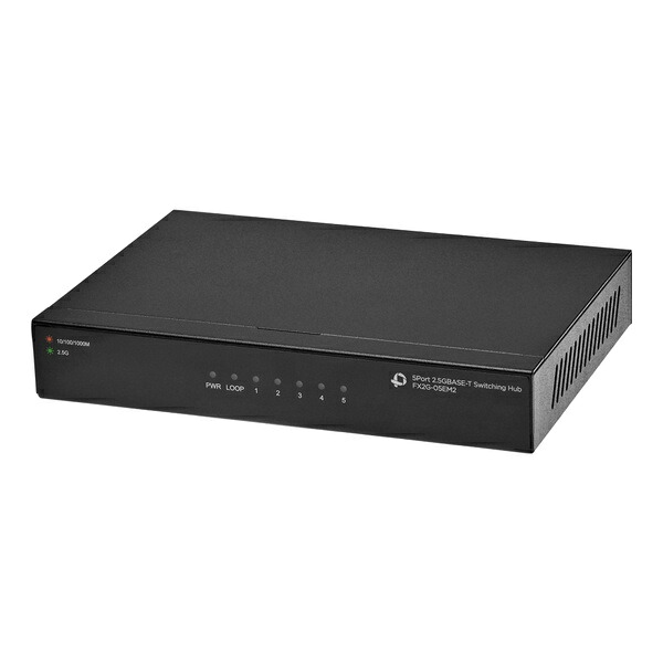 【送料無料】 PLANEX FX2G-05EM2 5ポート 2.5GBASE-Tスイッチングハブ 【在庫目安:僅少】| パソコン周辺機器 スイッチングハブ L2スイッチ レイヤー2スイッチ スイッチ ハブ L2 ネットワーク PC パソコン