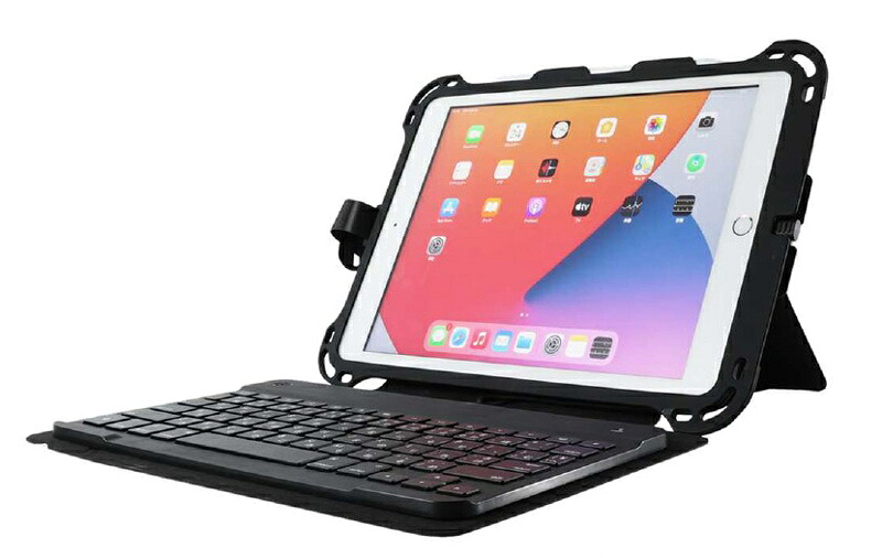 【送料無料】 エムディーエス MDS-LKCIP102BK iPad 10.2（第9・8・7世代）対応 Lightning有線キーボード付耐衝撃ケース 【在庫目安:お取り寄せ】