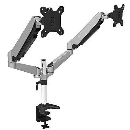 【貨物輸送無料】JAPANNEXT JN-GM324DV 管する手 屁っ放り式 2画面 クランプ相応う 15-32in相応う/ 2年引き受ける【店卸し資産引き合い:少ない】| 執務室 執務室調度品