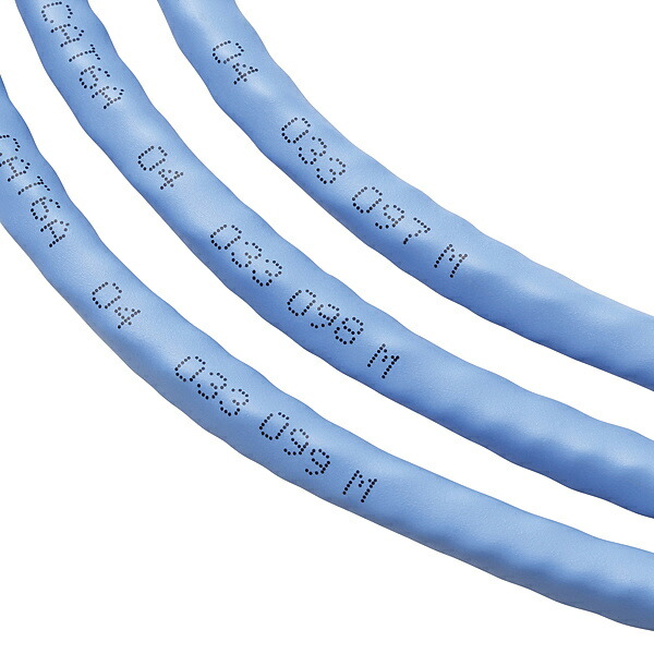 ELECOM LD-GPAL BU100RS LANケーブル CAT6A対応 EU RoHS指令準拠 コネクタ無し 単線 リレックス 100m ブルー  【初売り】