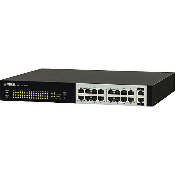 【在庫目安:あり】【送料無料】 ヤマハ SWX2210P-18G スマートL2 PoEスイッチ 18ポート