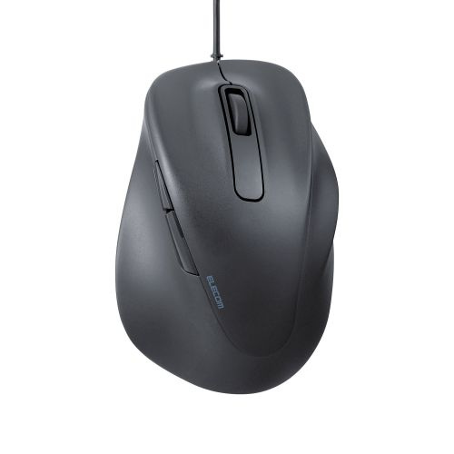【送料無料】 ELECOM M-XGXL30UBSKBK マウス/ EX-G/ 2023年モデル/ 右手専用/ XLサイズ/ 有線/ 5ボタン/ 抗菌仕様/ 静音設計/ ブラック 【在庫目安:お取り寄せ】