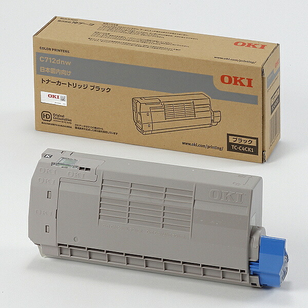 【貨物輸送無料】OKI TC-C4CK1 トナーカートリッジ 黒いこと (C712dnw)【店卸し資産引き合い:お取り寄せ】| トナー 薬莢 トナーカットリッジ トナー取り替えっこ 刷り上げる 刷り上げる 印刷機