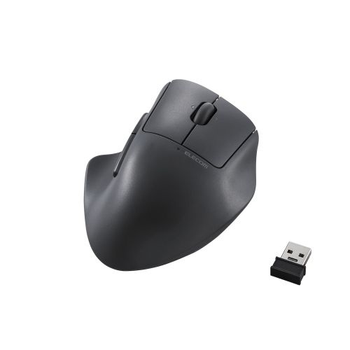 【送料無料】 ELECOM M-SH30DBSKBK マウス/ SHELLPHA/ 無線2.4GHz/ 5ボタン/ チルトホイール/ 抗菌仕様/ 静音設計/ ブラック 【在庫目安:お取り寄せ】