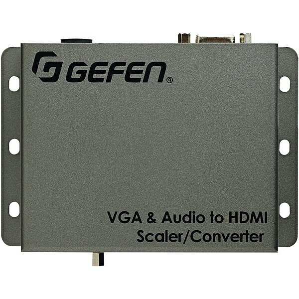 【送料無料】 Gefen EXT-VGAA-HD-SC VGA/ Audio to HDMI変換機 （スケーラー内蔵） 【在庫目安:お取り寄せ】| パソコン周辺機器 グラフィック ビデオ オプション ビデオ パソコン PC
