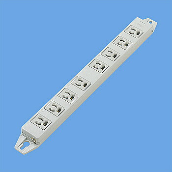 【送料無料】 Panasonic WCH2408H OAタップ(接地15A抜け止め形)(8コ口・グレー)(マグネット付) 【在庫目安:お取り寄せ】