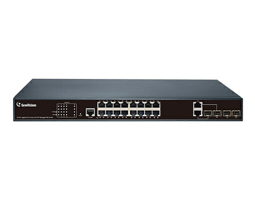 【貨物輸送無料】GeoVision GV-APOE1612T3 GV-APOE1612、10/ 100/ 1000BaseT(X) PoE+相応う16界面Webマネージメントスイッチングハブです。3年引きうける【店卸し資産準拠集団:お取り寄せ】