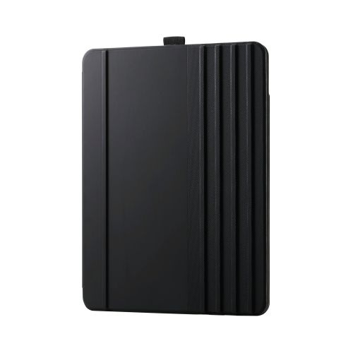 【送料無料】 ELECOM TB-A25XWVDBK 13インチiPad Air(M2)/ フラップケース/ ソフトレザー/ ドローイング/ アングル8段階/ スリープ対応/ ブラック 【在庫目安:お取り寄せ】