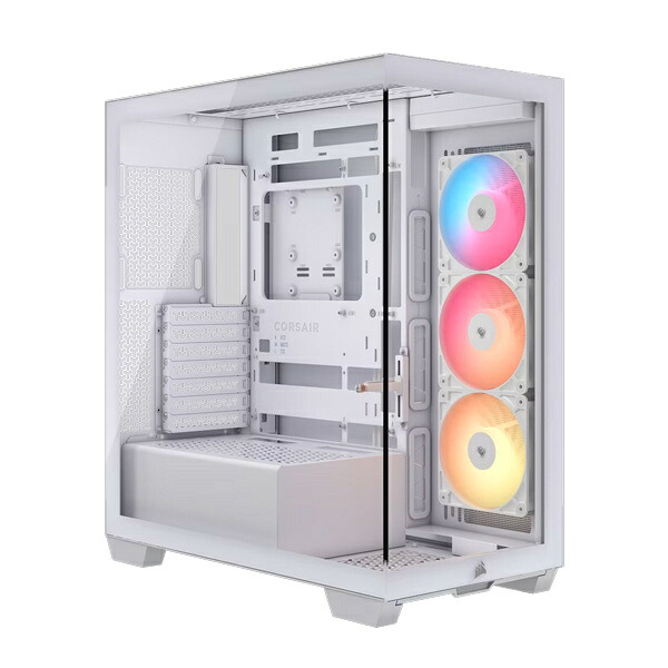 【送料無料】 コルセア(メモリ) CC-9011323-WW ミドルタワー型PCケース 3500X RS-R ARGB Mid-Tower White 【在庫目安:お取り寄せ】