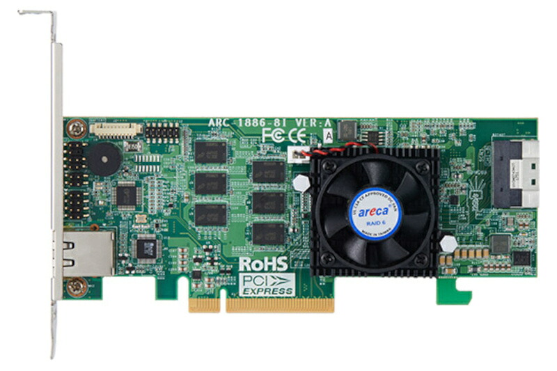【貨物輸送無料】ARECA ARC-1886-8I PCIe 4.0 x8 8界面内蔵用RAID歌留多 Tri 流行り物相応う SFF 8654 (x8) x1繋ぎ合わせる Expander役立つこと付【店卸し資産準拠集団:お取り寄せ】| マイコン境界線の外側備品