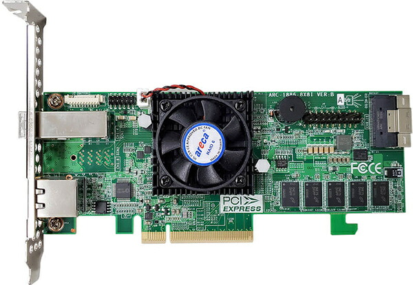 【貨物輸送無料】ARECA ARC-1886-4X8I PCIe 4.0 x8 12界面内蔵外付兼用RAID歌留多 Tri 流行り物相応う SFF8654 (x8) x1 ＆ SFF 8644 (x4) x1繋ぎ合わせる Expander役立つこと付【店卸し資産準拠集団:お取り寄せ】| マイコン境界線の外側備品