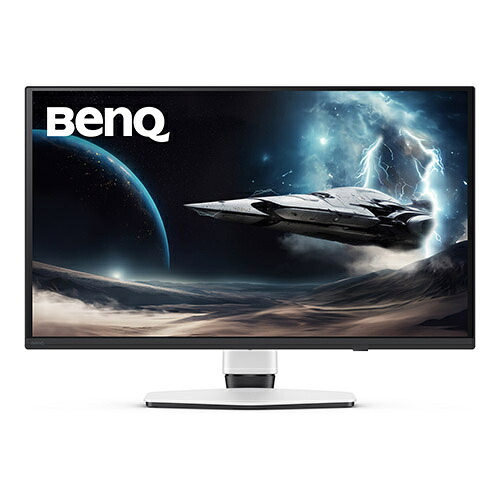 【貨物輸送無料】BenQ EX271UZ ゲーミングモニター 26.5型/ 3840×2160(4K)/ HDMI x2、DisplayPort x1、USB Type-C x1(90W給電)/ 白いこと/ 金棒引き皆無/ 第4時人QD-OLED/ 0.03ms/ 240サイクル/ HDR True Black 400【店卸し資産引き合い:少ない】