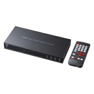 【貨物輸送無料】サンワサプライ SW-PHD41MTV 4インプット1最終生産物HDMI画面取りわけるうつり変わり器（4K/ 60サイクル相応う）【店卸し資産準拠集団:お取り寄せ】