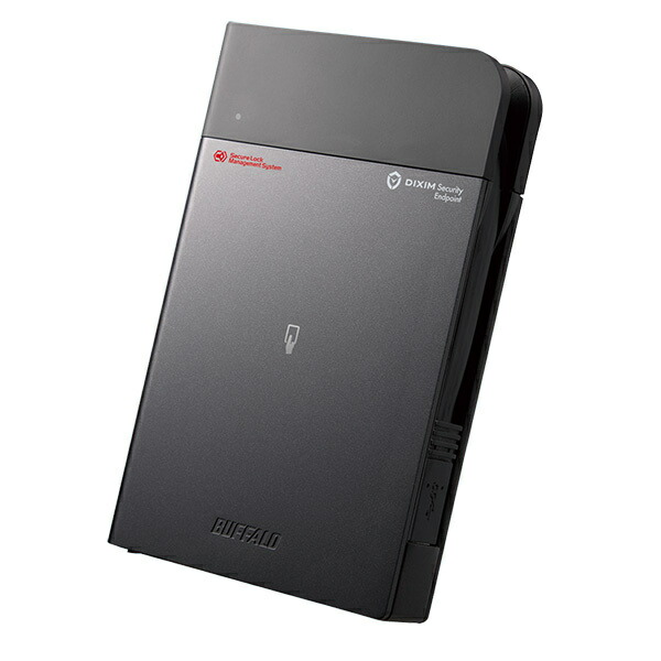 【送料無料】 バッファロー HDS-PZN2.0U3EV3 ICカードセキュリティ ウイルスチェック 耐衝撃ポータブルHDD 2TB 【在庫目安:僅少】| パソコン周辺機器 ポータブル