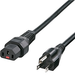 【送料無料】 サンワサプライ APW12-515C13LK01 抜け防止ロック電源コード（3P・1m・ブラック） 【在庫目安:お取り寄せ】| パソコン周辺機器 電源コード 電源ケーブルケーブル