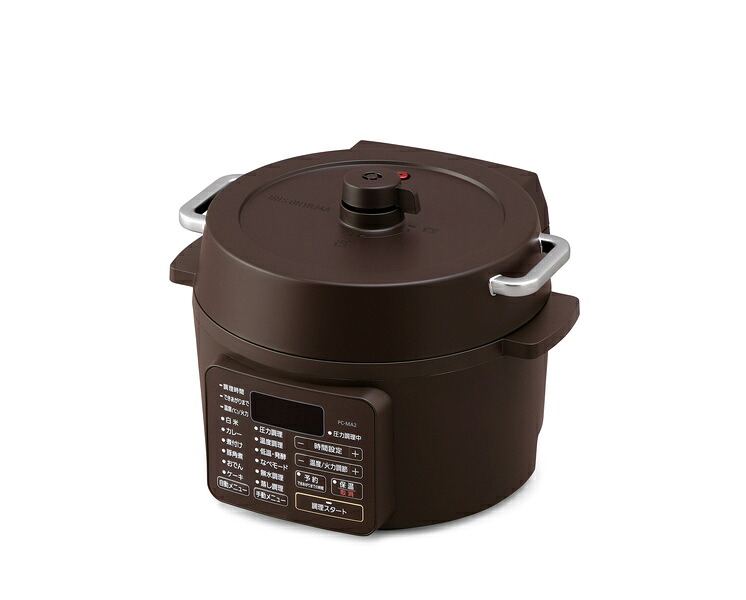 【送料無料】 アイリスオーヤマ PC-MA2-T 電気圧力鍋 2.2L カカオブラウン 【在庫目安:お取り寄せ】 15,089円