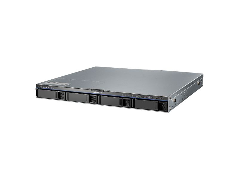 【送料無料】 IODATA HDL4-XA8-UB 10GbE＆マルチギガビット Linux 法人向け 4ドライブ 1UラックマウントNAS 8TB （5年保証・データ復旧） 【在庫目安:僅少】| パソコン周辺機器 ラックマウント ラック マウント NAS