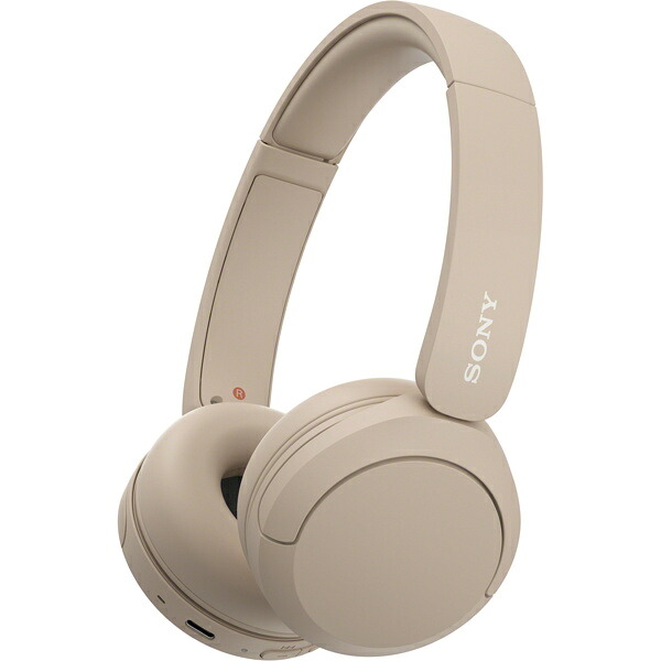 【貨物輸送無料】SONY(VAIO) WH-CH520/C ワイヤレスステレオヘッドセット ベージュ【店卸し資産引き合い:お取り寄せ】