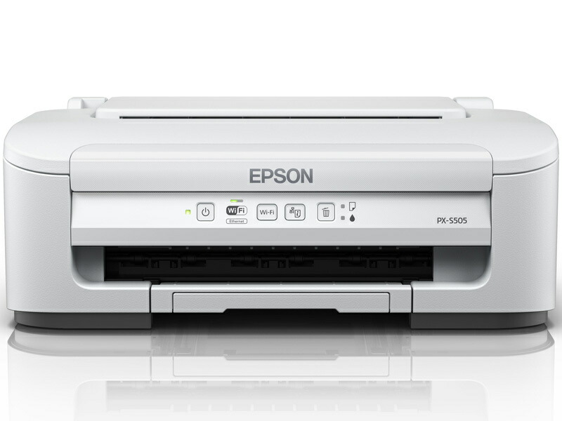 【店卸し資産引き合い:あり】【貨物輸送無料】EPSON PX-S505 A4色つやインクジェット印刷工/ 色つや18PPM・モノクロ34PPM/ Wi-Fi 4/ 4色絵の具/ 有線・無線電話ローカルエリアネットワーク