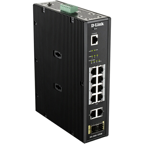 【貨物輸送無料】D-Link DIS-200G-12PSW/A2 DIS-200G-12PSW 製作用ギガビットL2かっこ良い取り替えっこ、PoE+相応う（最大限度240W給電）、ギガビット10界面、SFP拡張スロットx2、DCワット数、IP30金属元素筐体、-40℃75℃相応う、5年引き受ける【店卸し資産引き合い:お取り寄せ】| マイコン境界線の外側設備