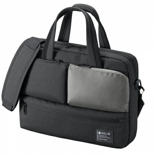 【送料無料】 サンワサプライ BAG-CA11BK カジュアルPCバッグ（13.3インチワイド対応・ブラック） 【在庫目安:お取り寄せ】
