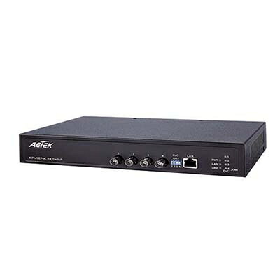 【貨物輸送無料】ジョブル XC10-041-250 PoE Plus相応うIP長距離同軸伝わらす取り替えっこ(4界面受付器)【店卸し資産引き合い:お取り寄せ】