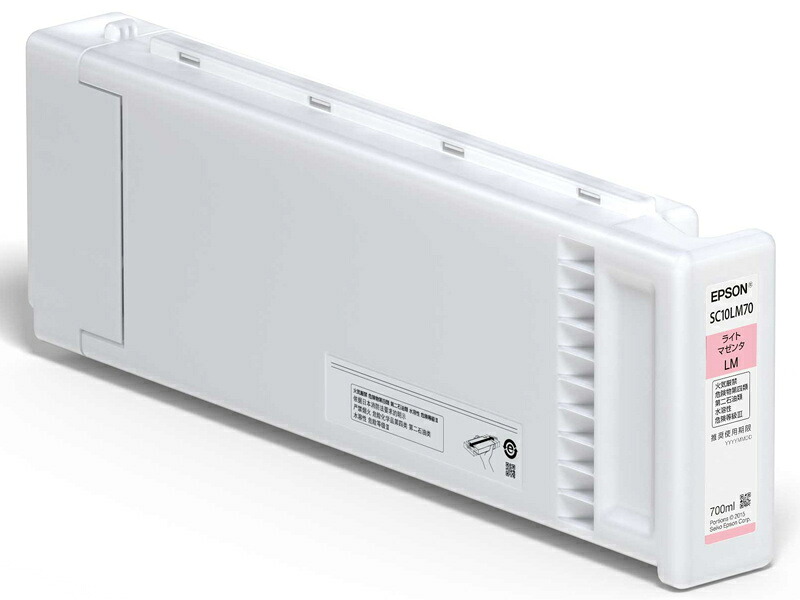 【貨物輸送無料】EPSON SC10LM70 SureColor用 インキ薬莢/ 700ml（ライトマゼンタ）【店卸し資産準拠集団:お取り寄せ】| 摩り切る品 インキ インキ薬莢 インキ貯蔵タンク 文句無し インクジェット 印刷人 取り替えっこ 新品 マゼンタ パソコン・周辺機器-インクカートリッジ-PCサプライ・消耗品