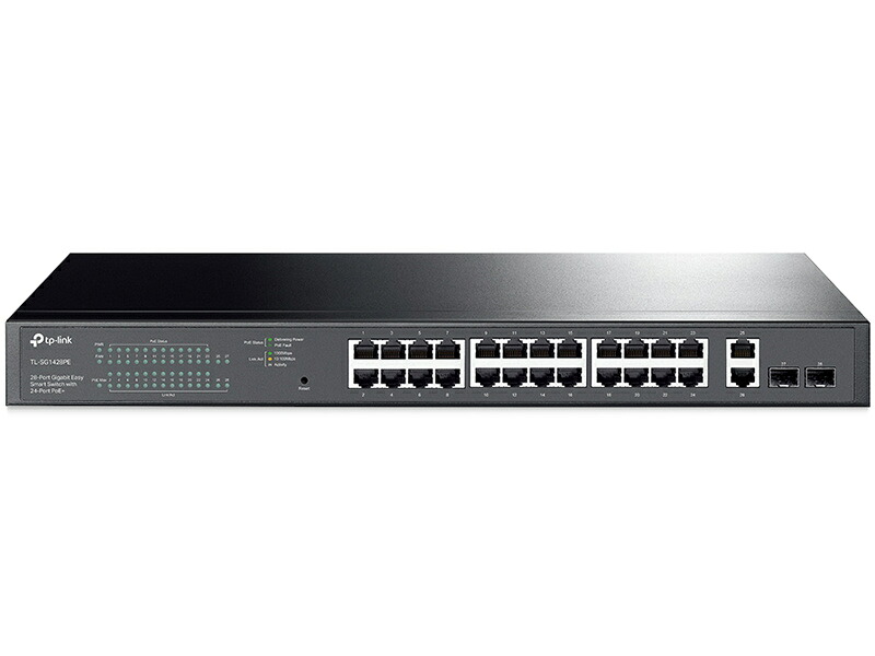 【貨物輸送無料】TP-LINK TL-SG1428PE(UN) JetStream 28界面 ギガビット イージースマートスイッチ（24 PoE+界面積み上げる）【店卸し資産準拠集団:お取り寄せ】