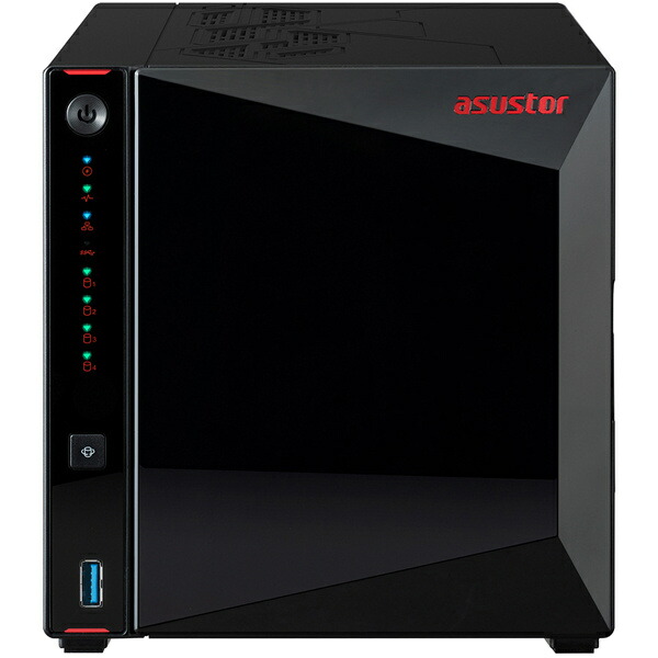 【送料無料】 ASUSTOR AS5404T NIMBUSTOR 4 Gen2 4ベイNAS Intel Celeron N5105 クアッドコア CPU 4GB DDR4 M.2 SSD 4スロット搭載 3年保証 【在庫目安:お取り寄せ】| NAS RAID レイド