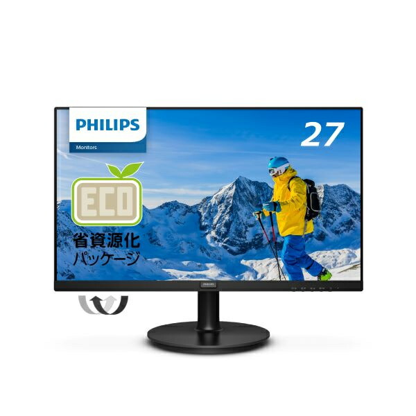 【送料無料】 PHILIPS 271S9A/11 液晶ディスプレイ 27型/ 1920×1080/ HDMI、D-Sub/ ブラック/ スピーカー：あり/ 5年間フル保証/ 省資源化パッケージ 【在庫目安:お取り寄せ】 17,071円