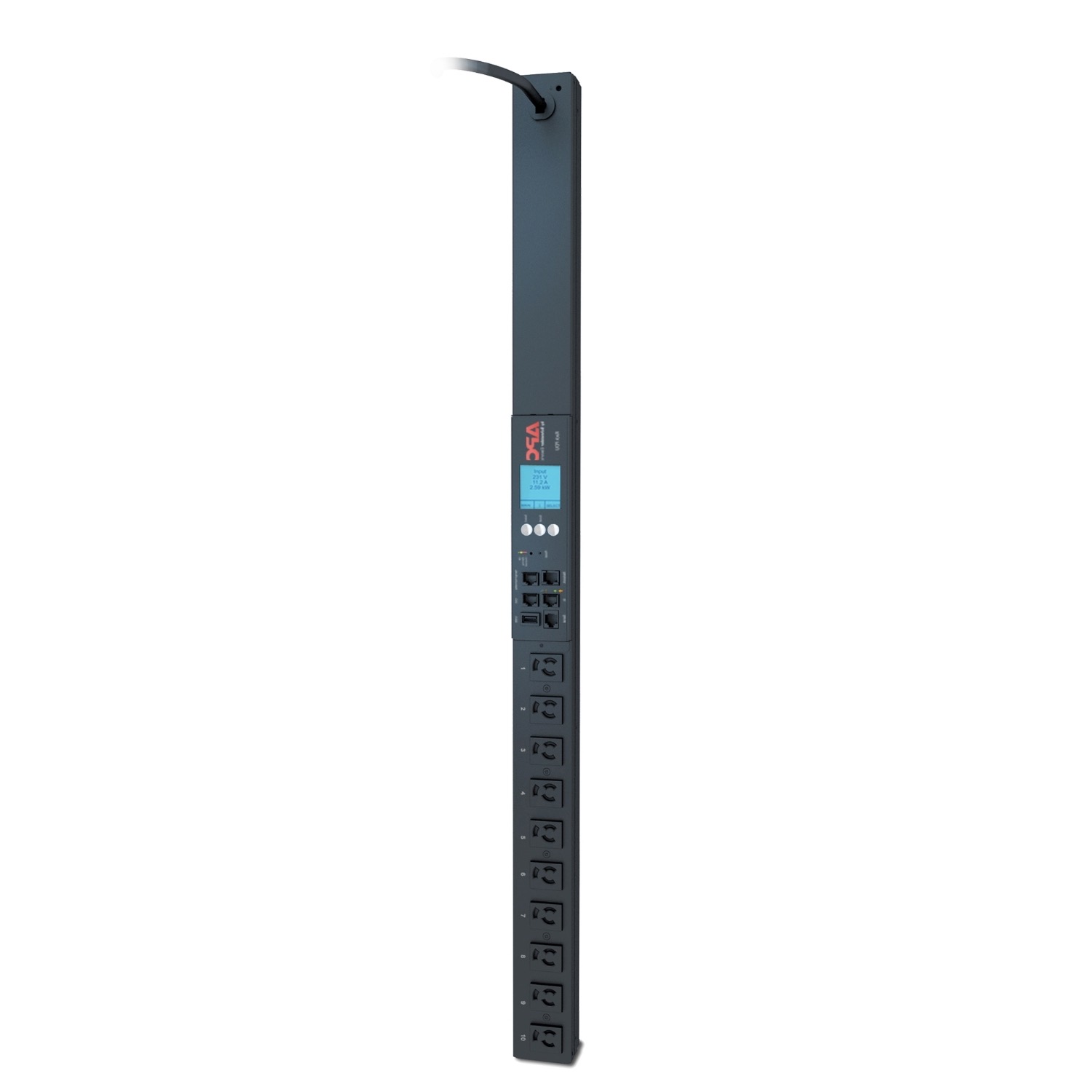 【貨物輸送無料】シュナイダーエレクトリック AP8833J Rack PDU 2G、Metered、ZeroU、20A、100V、(10) 5-15R Twist Lock【店卸し資産準拠集団:お取り寄せ】| 事務室 事務室調度品