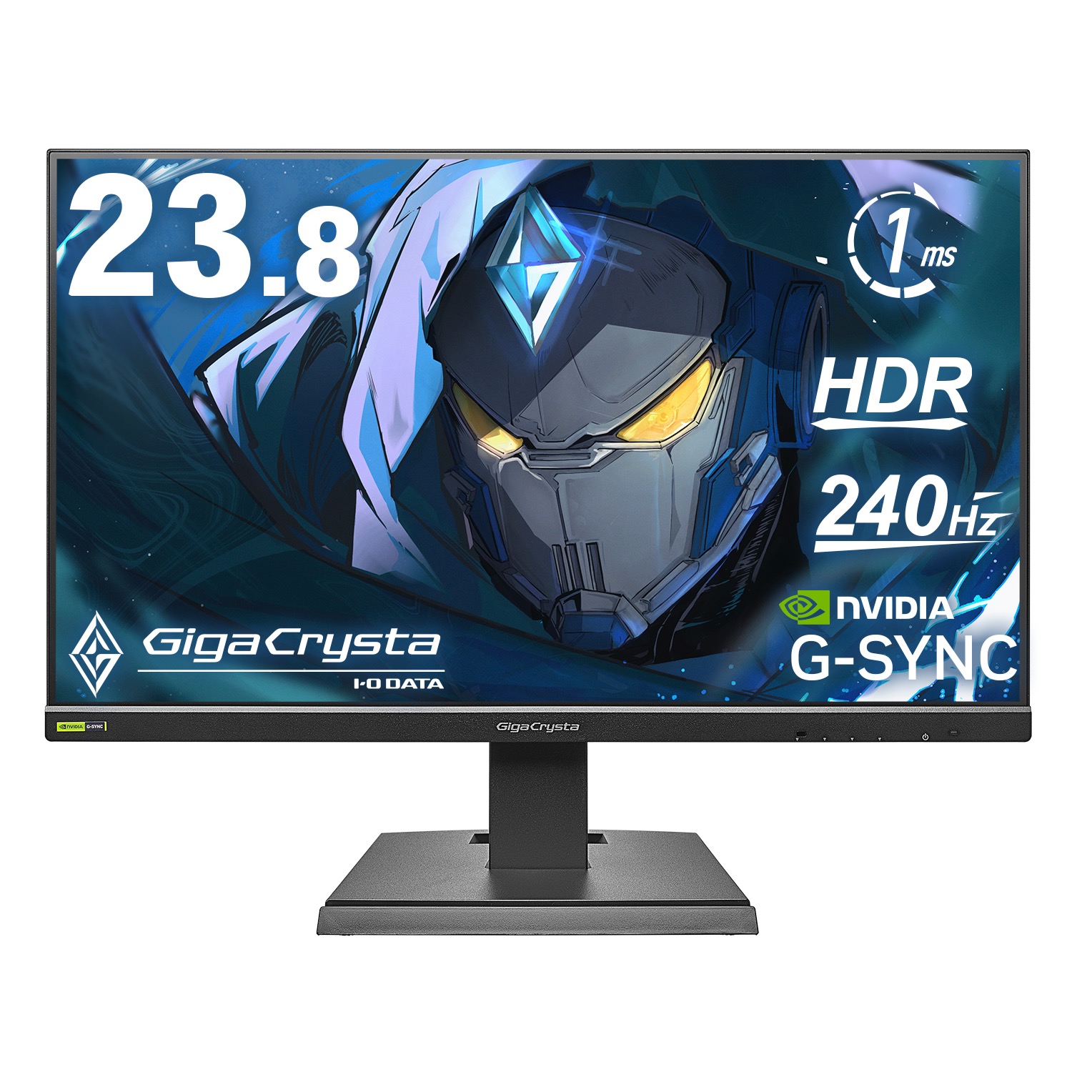 【店卸し資産標準尺度:あり】【貨物輸送無料】IODATA EX-GD242UDB ゲーミング液晶見せびらかす 23.8型/ 1920×1080/ HDMI(HDCP 2.3)、DisplayPort(HDCP 2.3)/ 黒いこと/ 金棒引き：あり/ 240サイクル相応うゲーミングモニター！/ 「無輝点言いはなつ」
