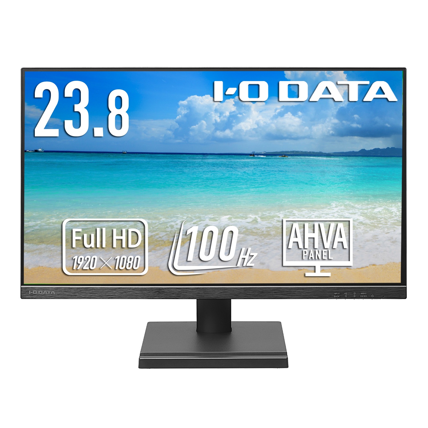 【在庫目安:あり】【送料無料】アイオーデータ EX-D242SA ワイド液晶ディスプレイ 23.8型/ 1920&times;1080/ HDMI、DisplayPort/ ブラック/ スピーカー：あり/ 100Hz対応で視認性アップ！| 家電 ディスプレイ ディスプレー モニター モニタ｜デジタル百貨店PodPark店