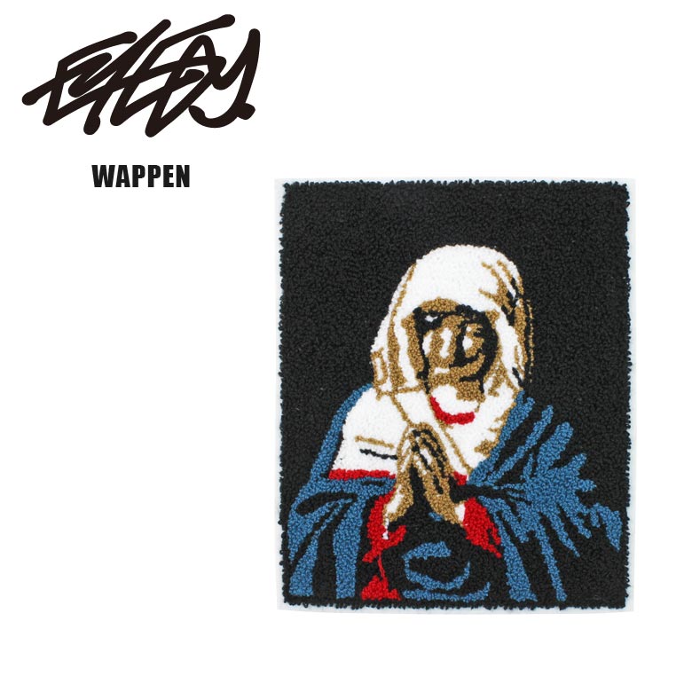 楽天市場 送料無料 アイディー Eyedy ワッペン おしゃれ 大人 かっこいい ループ 相良刺繍 サガラ刺繍 相良ワッペン サガラワッペン 大きい マリア メキシコ 西海岸 大きいサイズ 立体 立体的 チカーノ Pch ストリート系ルード