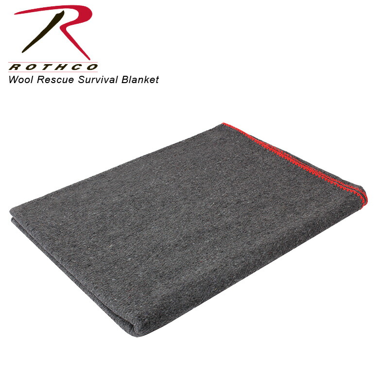Rothco ロスコ Wool Rescue Survival Blanket レスキュー サバイバル ブランケット ラグ テーブルウェア 絨毯 防寒 ミリタリー アウトドア キャンプ ピクニック おうちキャンプ ガーデニング DIY バーベキュー ガーデニング おうちスタイル