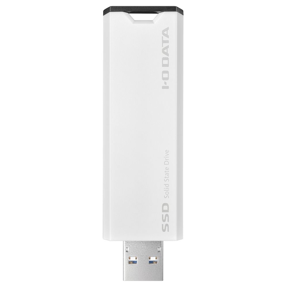 IO-DATA SSPS-US2W 超小型&高速転送のスティックSSD　 2TB 白色×黒色