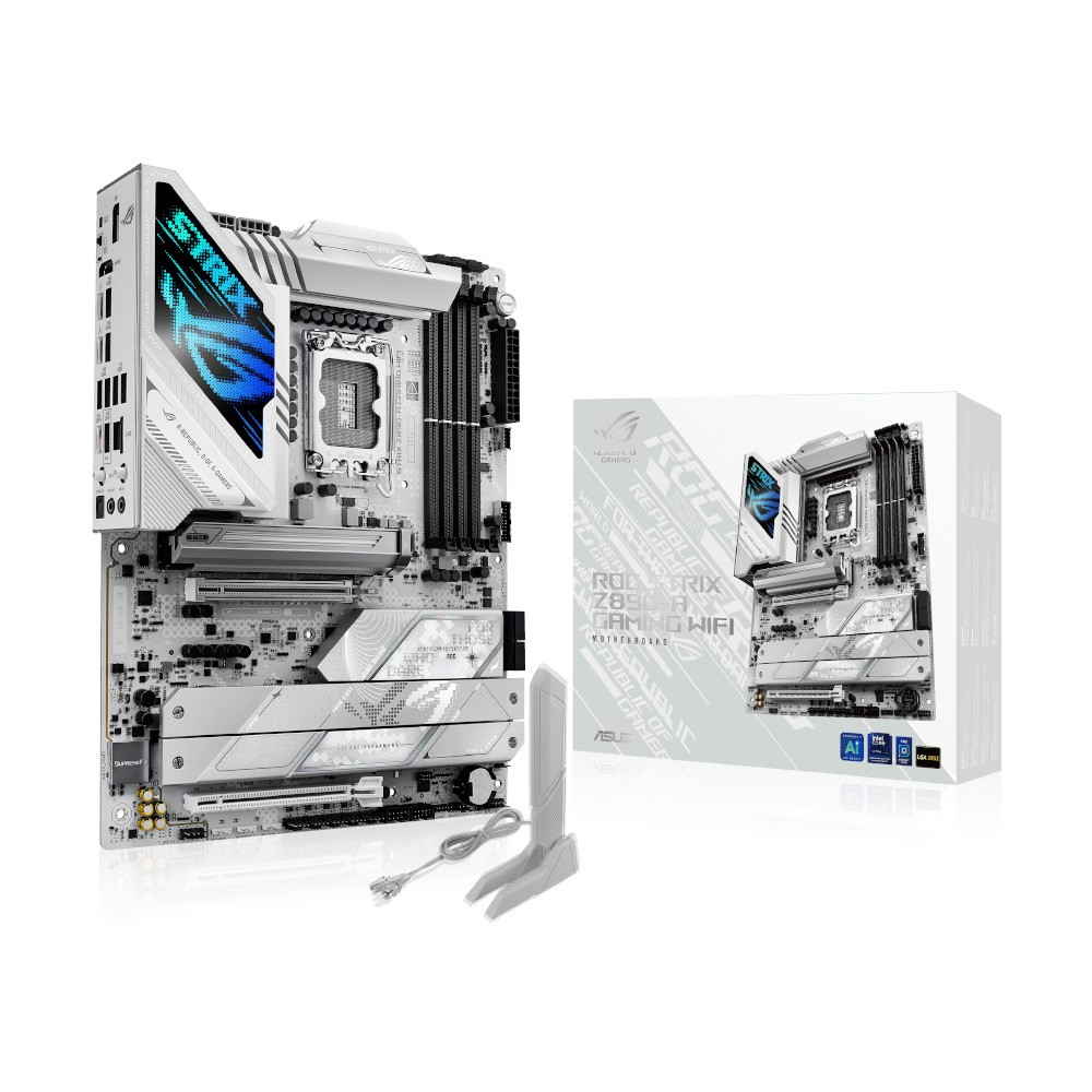 ASUS ROG STRIX Z890-A GAMING WIFI Intel Z890チップセット搭載「ROG STRIX」マザーボード ホワイト｜パソコン工房 店
